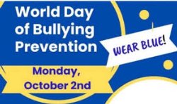 blue for Bully Day Prevention